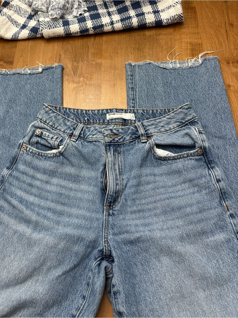 Garage Light Blue Women's Straight Jeans